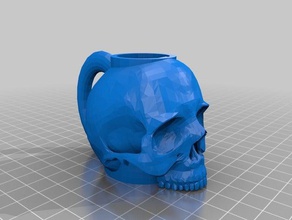jacks skull cup 3d printing 3d print model - Mito3D