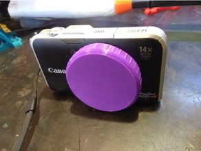 canon sx230 hs tampa da lente câmara 3d print model - Mito3D