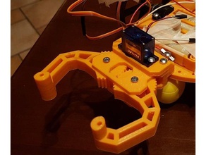 servo pinza la robotica 9g 3d print model - Mito3D