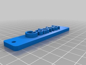 özelleştirilmiş anti-spam-Anahtarlık işaretler logoları 3d print model - Mito3D