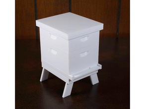 langstroth bee hive locating pins hobby 3d print model - Mito3D