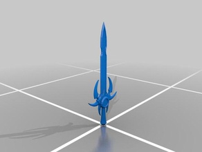 sihirli kılıç sahne 3d print model - Mito3D