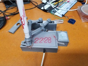 trama termometro orologio expo penna parti la robotica arduino creato freecad l'elettronica fatto di plotter a titolare plotclock robot 3d print model - Mito3D