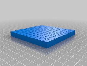 base 10 manipulatives math 100 block 3d print model - Mito3D
