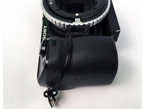 vello m-mount-sony e-mount adapter macro-lock nex-7 - Zubehör leica m-mount sony nex 3d print model - Mito3D