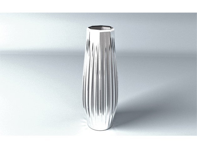 vase24 dekor dekoratif dişli vazo Loft ince küçük modu 3D print model - Mito3D