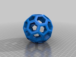 truncated icosahedron physics astronomy 3d print model - Mito3D