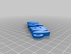 nelson keychains customized 3d print model - Mito3D