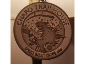chapo medallion signs logos trap house 3d print model - Mito3D