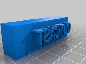 meu personalizados customizeable carimbo sinais logotipos 3d print model - Mito3D