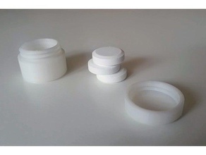 &oslash15x5 mm scatola della pillola contenitori 3d print model - Mito3D