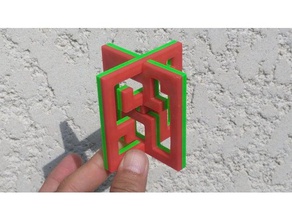 reticolo di 2 puzzle 3d print model - Mito3D