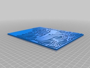 baleia art 2d 3d print model - Mito3D