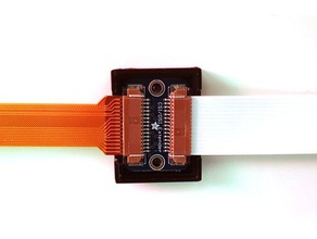 adafruit csi dsi câble répéteur cas ordinateur 3d print model - Mito3D