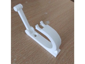 cable organiser latched hook other cabling 3d print model - Mito3D