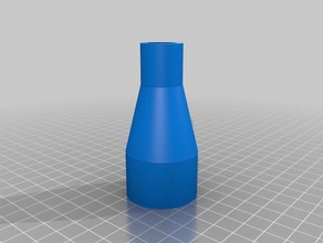 my customized pipe adapterparametric parts 3d print model - Mito3D