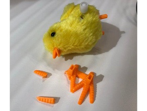 robo de pollo a los animales daiso piernas robot 3d print model - Mito3D