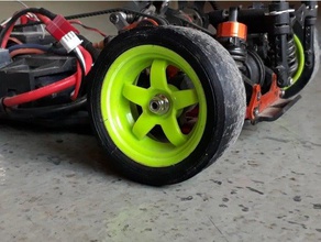 rc drift tires simple counter steering vehicles 3d print model - Mito3D