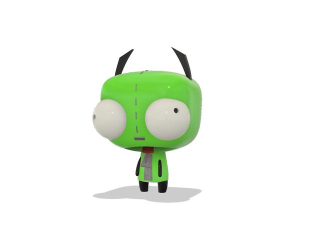 gir chien costume invader zim modèles 3D print model - Mito3D