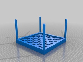 3d chess chessboard segment printing board 3d print model - Mito3D