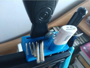 ender 3 tool holder card reader scraper 3d printer parts creality 3d print model - Mito3D