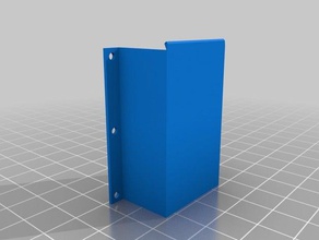 simple 9v-bloque de soporte la batería diy Batería 9v caso titular 3d print model - Mito3D