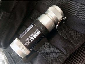 burst xl grenade molle holder sport outdoors airsoft retainer softair 3d print model - Mito3D