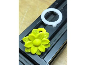 anillo flor la moda 3d print model - Mito3D