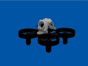 esquadrão alpha grito pod hobby drone de corrida fpv montagem câmera microquad micro quad tinywhoop pequeno 3d print model - Mito3D
