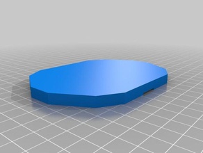 d&d dados cuadro 8 en miniatura de la llanura tapa 3d print model - Mito3D