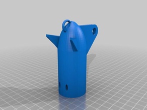 razzo mouse trap rivisto all'aperto giardino 3d print model - Mito3D
