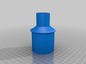 adaptador staubsauger partes personalizado 3d print model - Mito3D