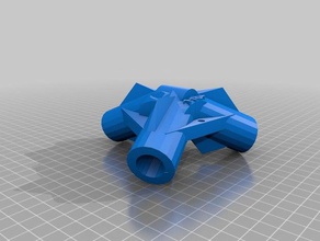 tent joint connector 3d printing 3d print model - Mito3D