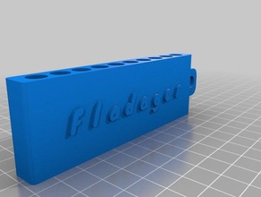 my customized golf tee carrier2 sport outdoors 3d print model - Mito3D