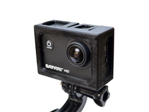 sjcam monte de la cámara actioncam acción leva soporte montaje el fpv gopro sj4000 sj5000 3d print model - Mito3D