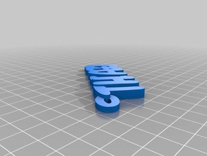 thiago organización personalizado 3d print model - Mito3D