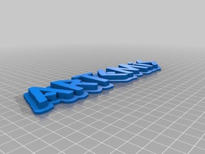 césar+outlibe-grande llaveros personalizado 3d print model - Mito3D