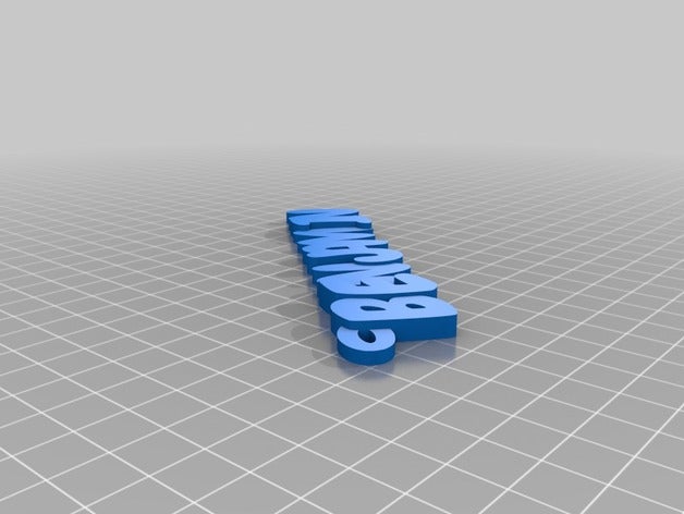 beniamino organizzazione personalizzato 3D print model - Mito3D