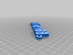 benjamim organização personalizado 3d print model - Mito3D