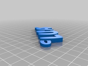 lucas organización personalizado 3d print model - Mito3D