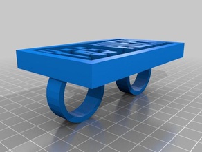 yas reina forefinga anillo biotch los anillos personalizado 3d print model - Mito3D