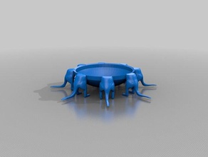 gatto ciotola di acqua little ratti animali domestici 3d print model - Mito3D