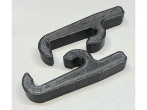 wire shelf clip organizzazione scaffale a gancio 3d print model - Mito3D