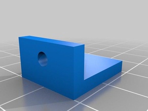 2020 profile bracket 10x20mm 3d printer accessories extrusion hypercube 3d print model - Mito3D