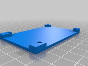 anet a8 laranja pi um lcd placa traseira de montagem 3d a impressora os acessórios atualização 3d print model - Mito3D