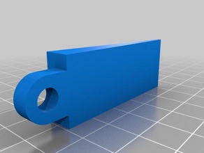 simple wedge household 3d print model - Mito3D
