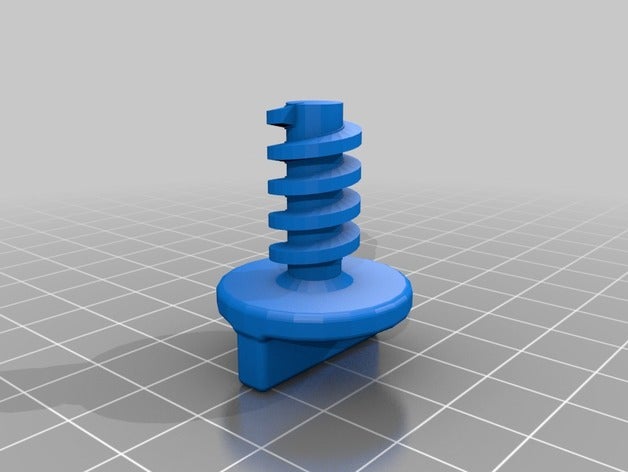 automotive trim thumbscrew 3D print model - Mito3D