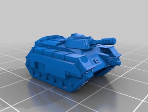 escala épica diabo de cão banewolf veículos 6mm scifi tanque 3d print model - Mito3D