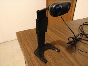 webcam stand logitech c270 c310 3d de l'imprimante accessoires 3d print model - Mito3D