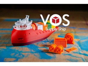 vos navio de abastecimento brinquedos jogos banheira barco barcos crianças recipiente float carros alegóricos navios nadar água 3d print model - Mito3D